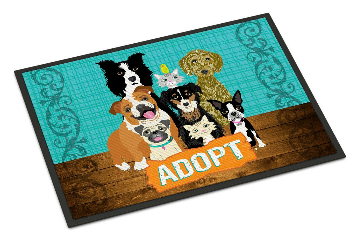 Adopt Pets Adoption Indoor or Outdoor Mat 24x36 VHA3007JMAT - the-store.com