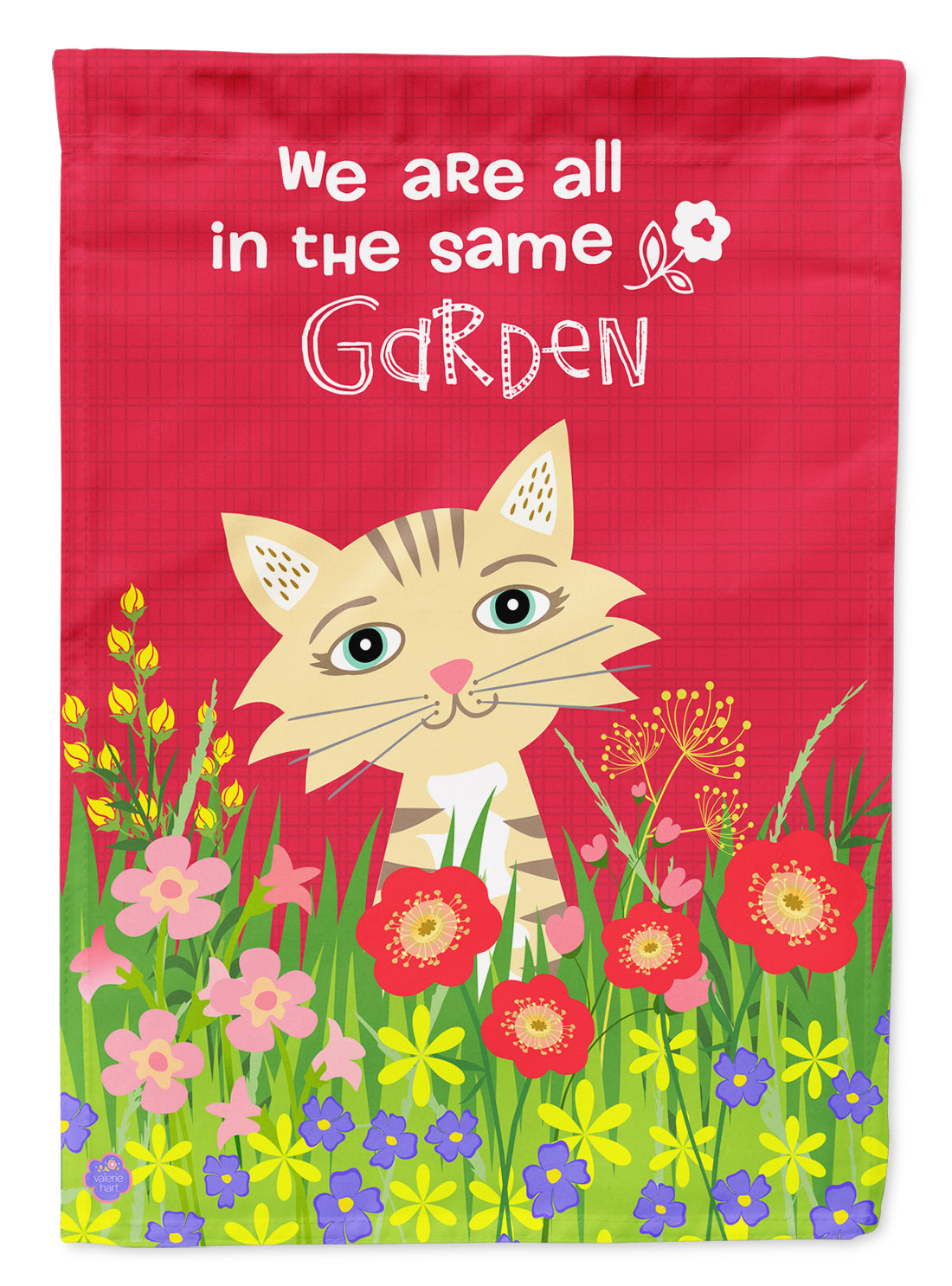 Garden Cat Flag Canvas House Size VHA3009CHF