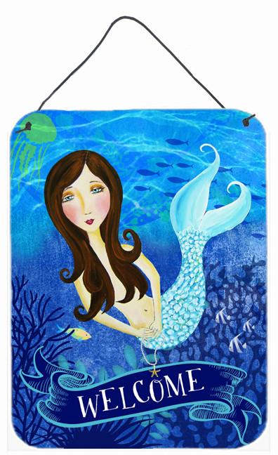 Welcome Mermaid Wall or Door Hanging Prints VHA3010DS1216 by Caroline&#39;s Treasures