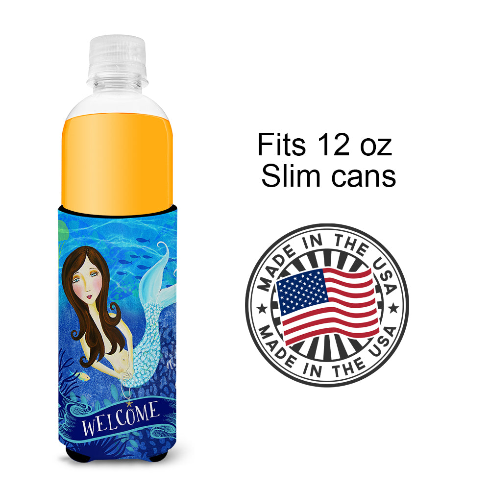 Welcome Mermaid  Ultra Beverage Insulators for slim cans VHA3010MUK