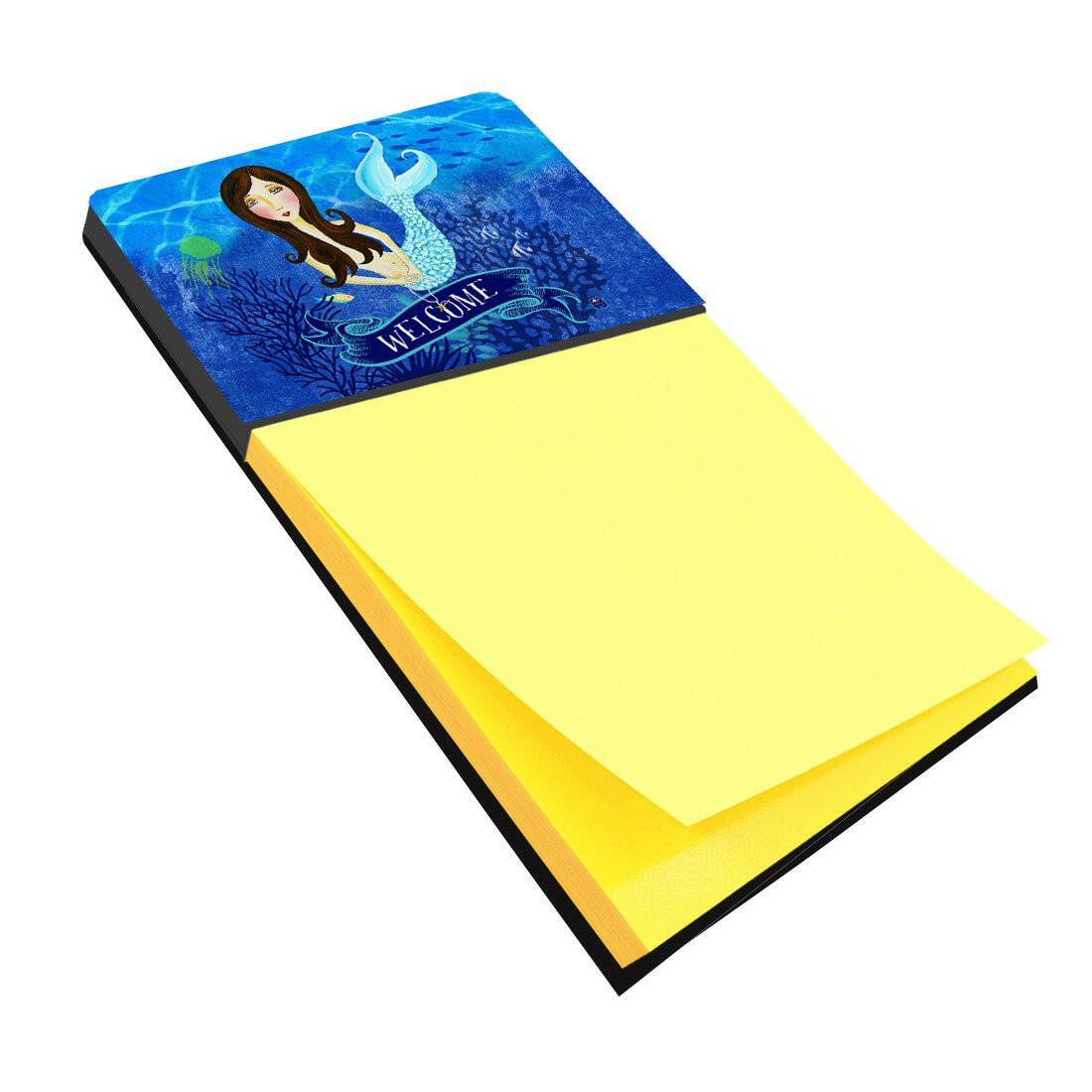 Welcome Mermaid Sticky Note Holder VHA3010SN by Caroline's Treasures