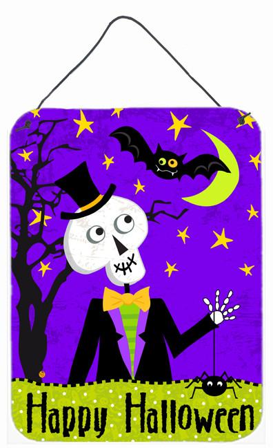 Happy Halloween Skeleton Wall or Door Hanging Prints VHA3014DS1216 by Caroline&#39;s Treasures