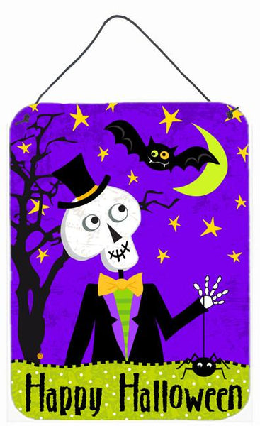 Happy Halloween Skeleton Wall or Door Hanging Prints VHA3014DS1216 by Caroline's Treasures