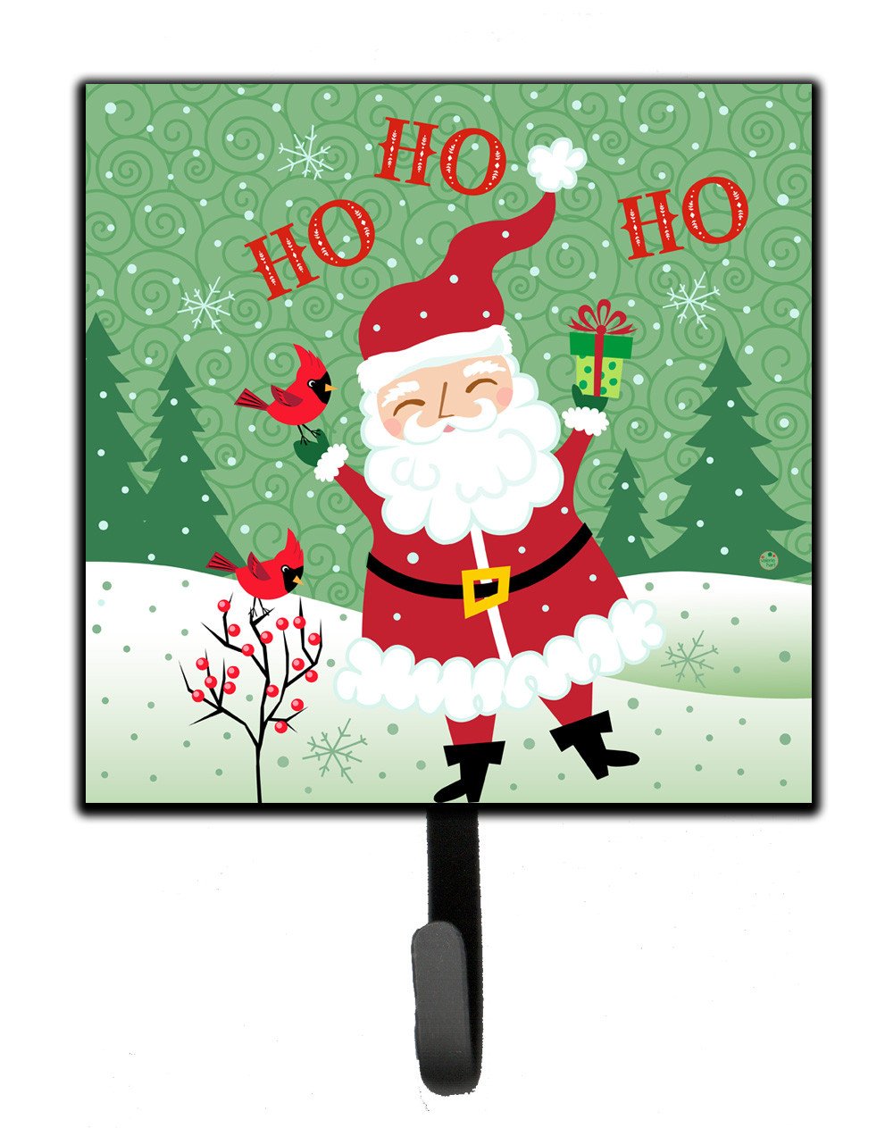 Merry Christmas Santa Claus Ho Ho Ho Leash or Key Holder VHA3016SH4 by Caroline&#39;s Treasures