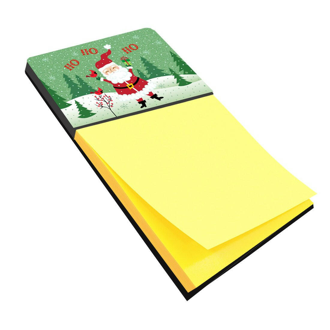 Merry Christmas Santa Claus Ho Ho Ho Sticky Note Holder VHA3016SN by Caroline's Treasures