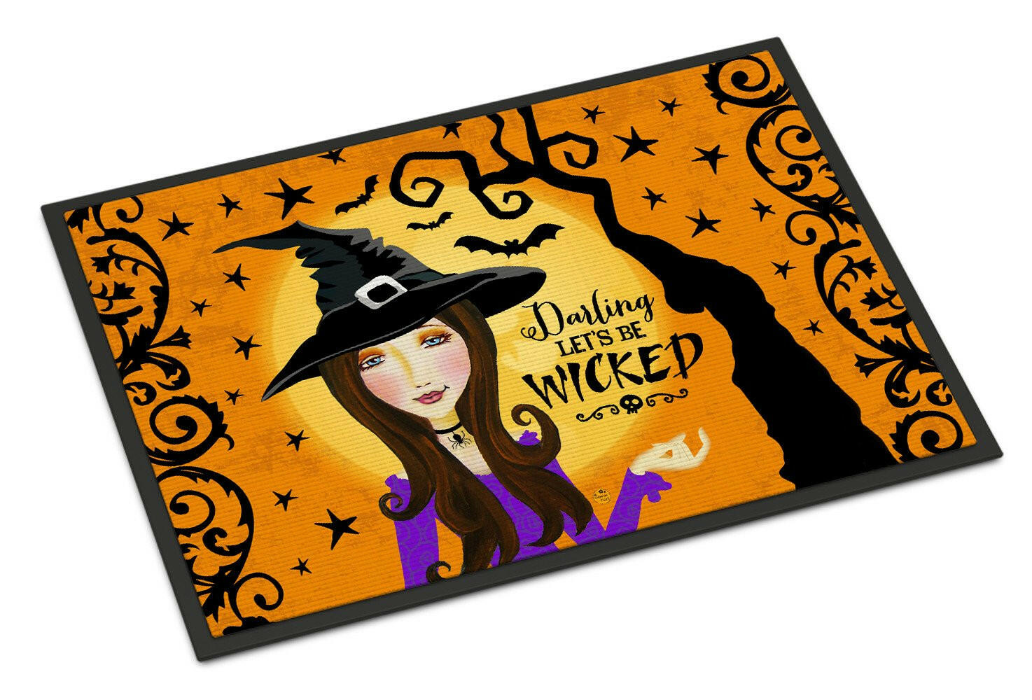 Halloween Wicked Witch Indoor or Outdoor Mat 24x36 VHA3019JMAT by Caroline's Treasures