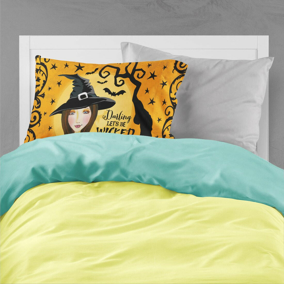 Halloween Wicked Witch Fabric Standard Pillowcase VHA3019PILLOWCASE by Caroline's Treasures