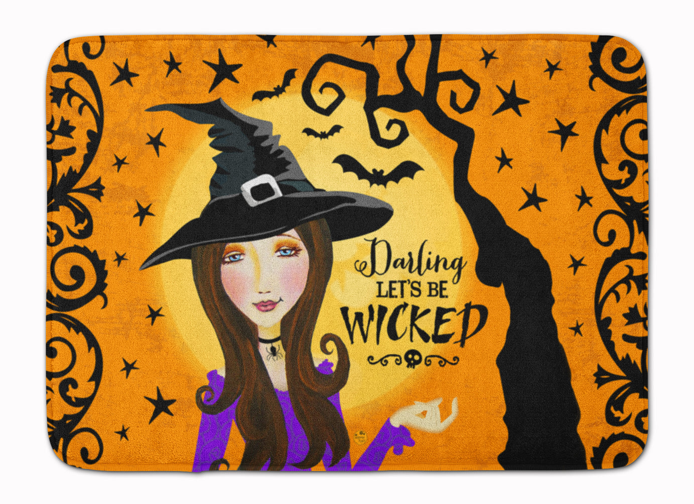 Halloween Wicked Witch Machine Washable Memory Foam Mat VHA3019RUG - the-store.com