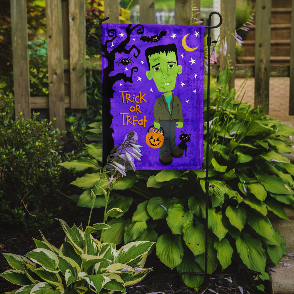 Halloween Frankie Frankenstein Flag Garden Size VHA3021GF