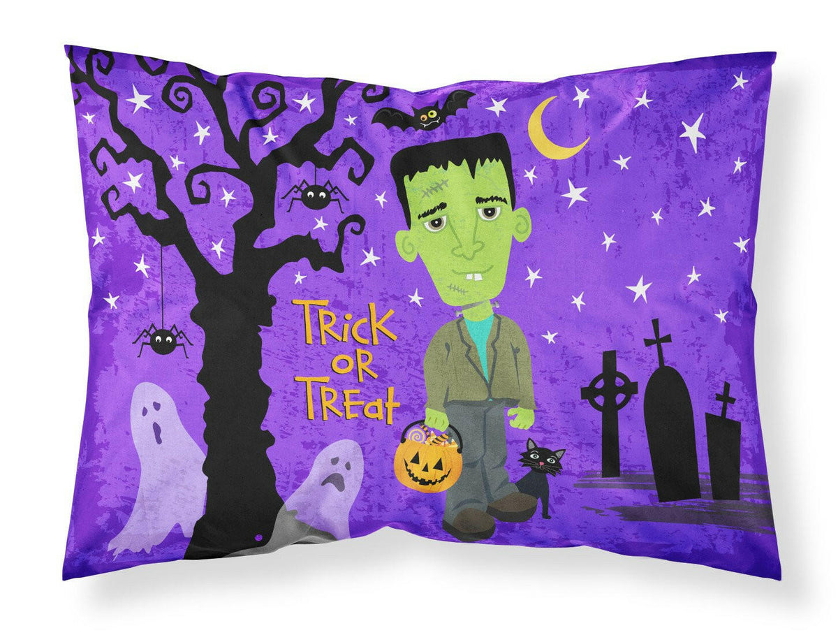 Halloween Frankie Frankenstein Fabric Standard Pillowcase VHA3021PILLOWCASE by Caroline&#39;s Treasures