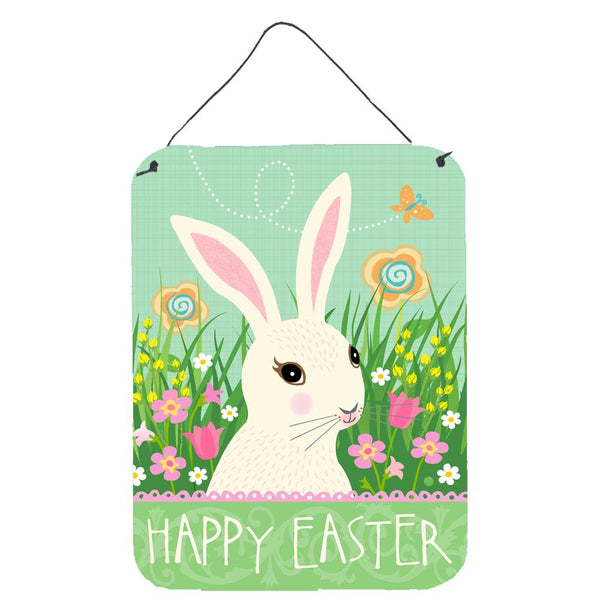 Easter Bunny Rabbit Wall or Door Hanging Prints VHA3023DS1216 by Caroline's Treasures