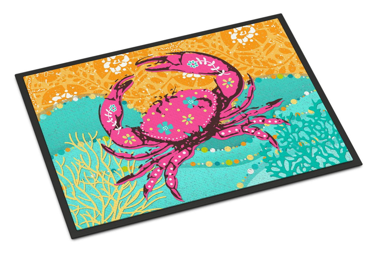 Coastal Pink Crab Indoor or Outdoor Mat 24x36 VHA3028JMAT by Caroline&#39;s Treasures