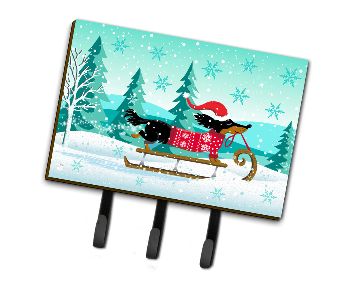 Merry Christmas Dachshund Leash or Key Holder VHA3030TH68