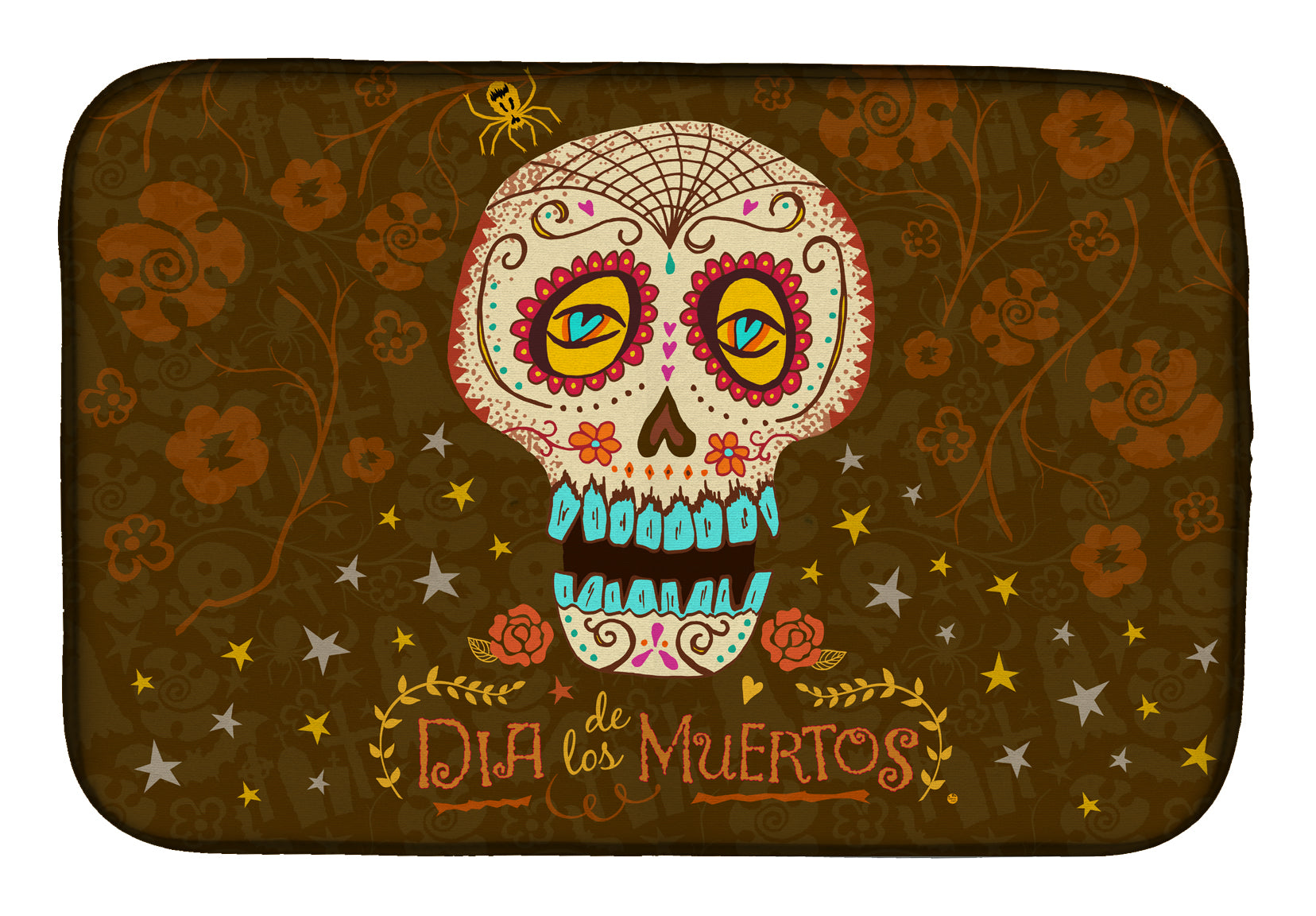 Day of the Dead Dish Drying Mat VHA3031DDM