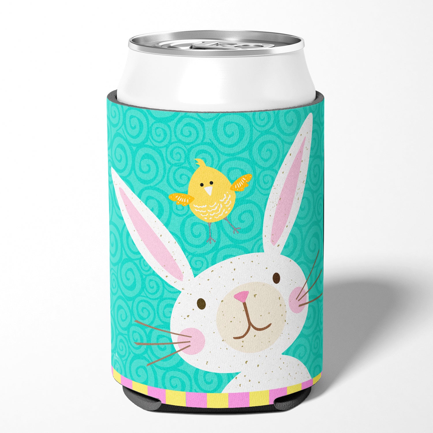 Happy Easter Rabbit Can or Bottle Hugger VHA3032CC