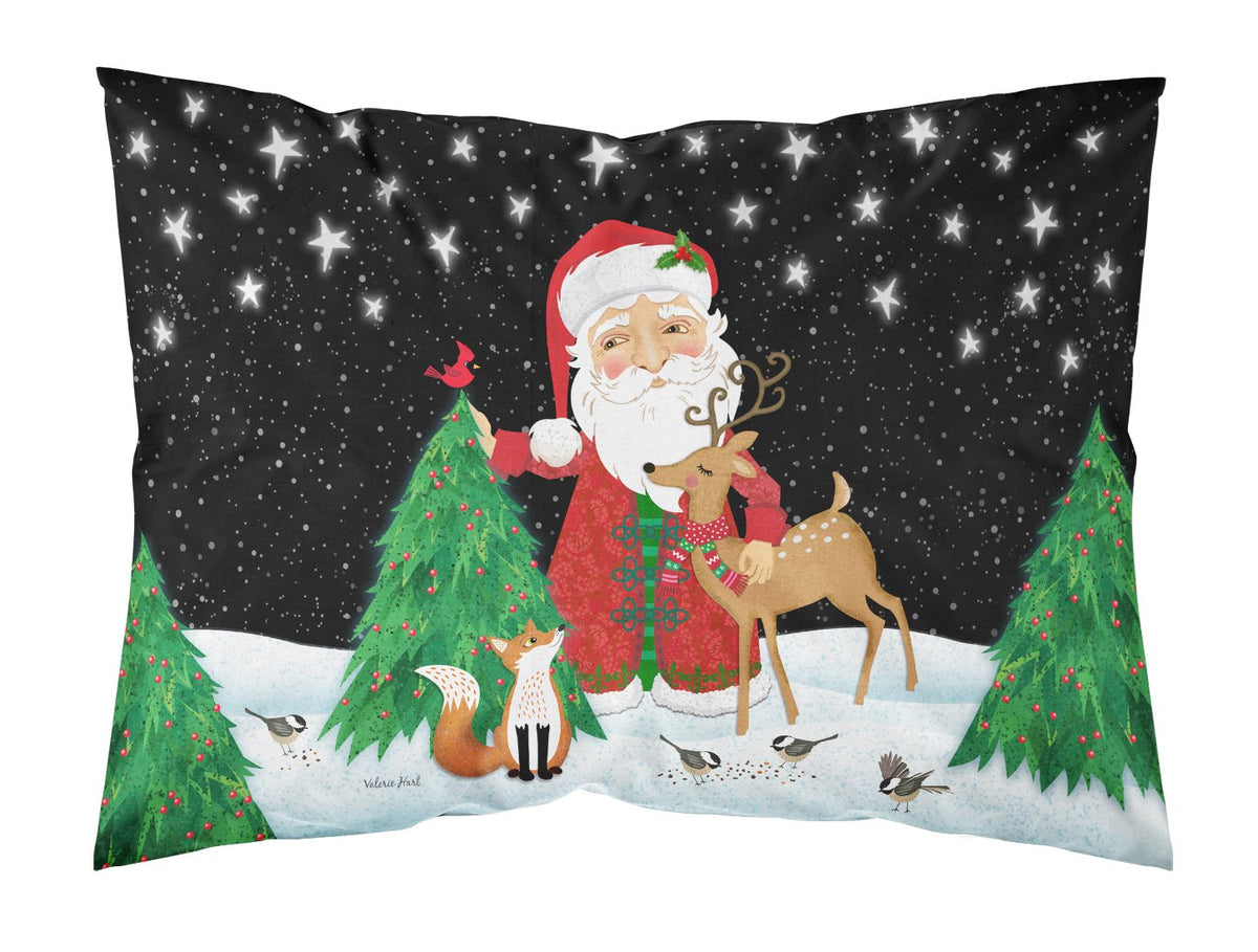 Santa Claus Christmas Fabric Standard Pillowcase VHA3033PILLOWCASE by Caroline&#39;s Treasures