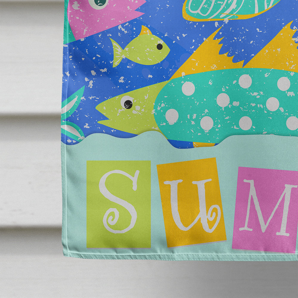 Little Colorful Fishes Flag Canvas House Size VHA3034CHF  the-store.com.