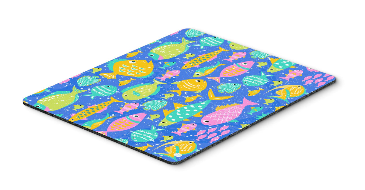 Little Colorful Fishes Mouse Pad, Hot Pad or Trivet VHA3034MP by Caroline&#39;s Treasures