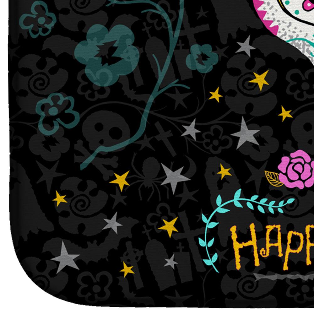 Happy Halloween Day of the Dead Dish Drying Mat VHA3035DDM  the-store.com.