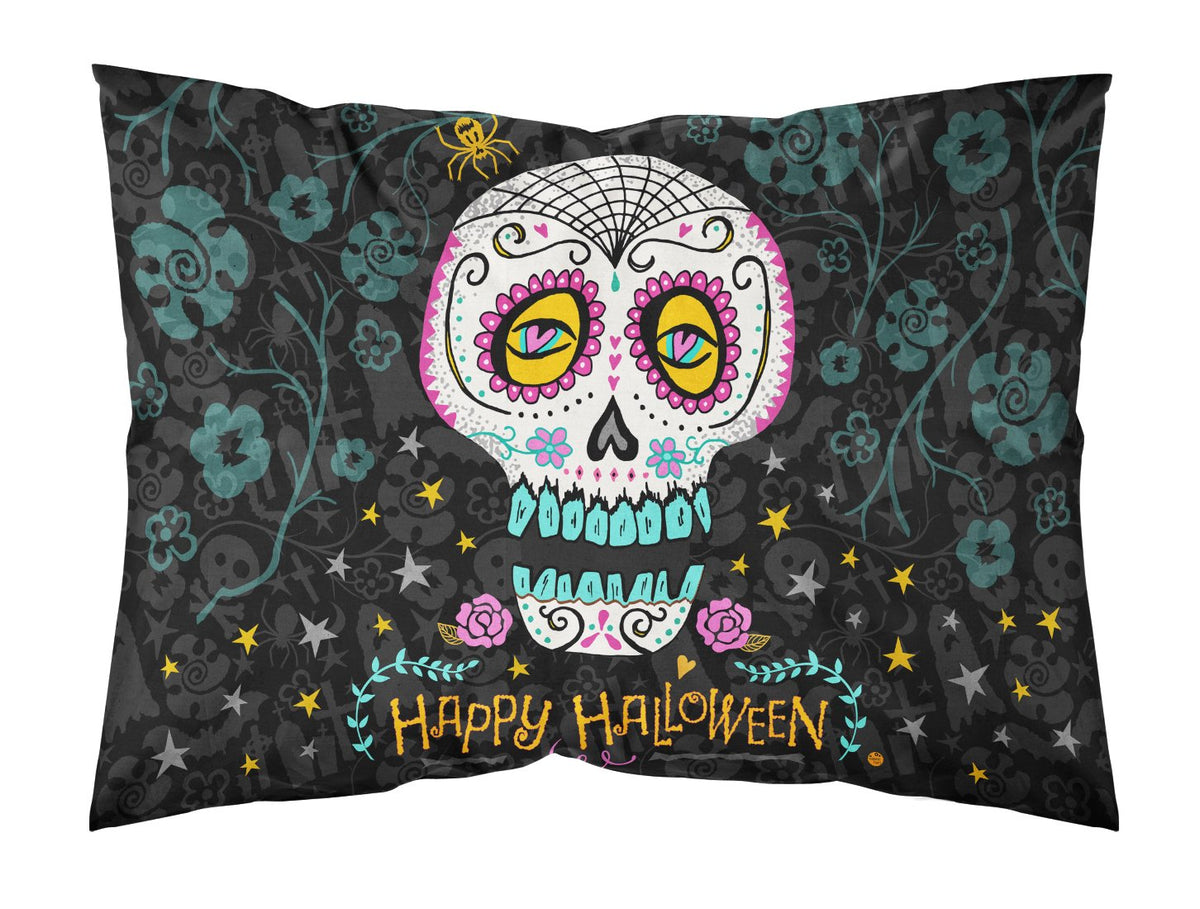 Happy Halloween Day of the Dead Fabric Standard Pillowcase VHA3035PILLOWCASE by Caroline&#39;s Treasures