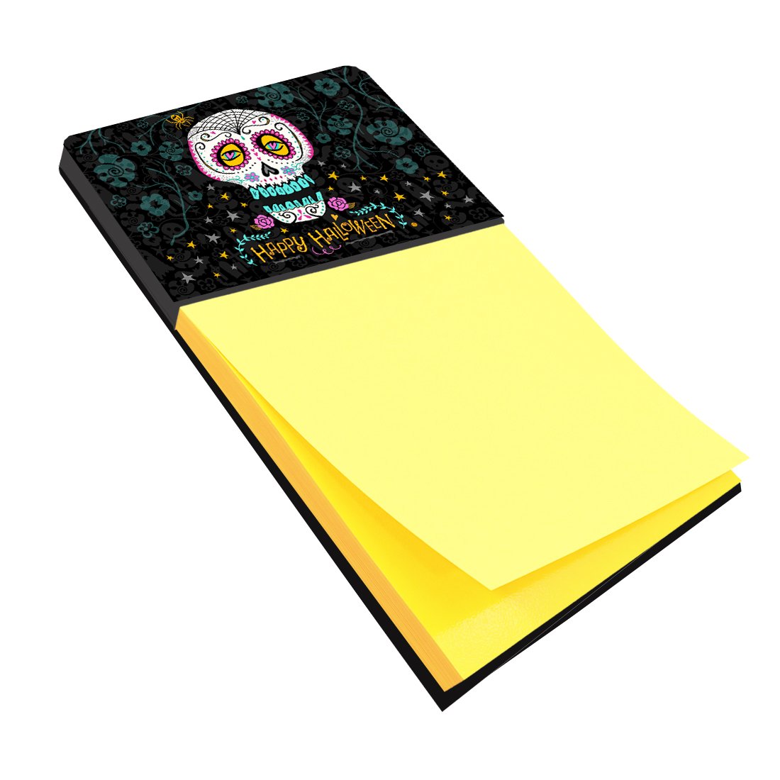Happy Halloween Day of the Dead Sticky Note Holder VHA3035SN by Caroline&#39;s Treasures