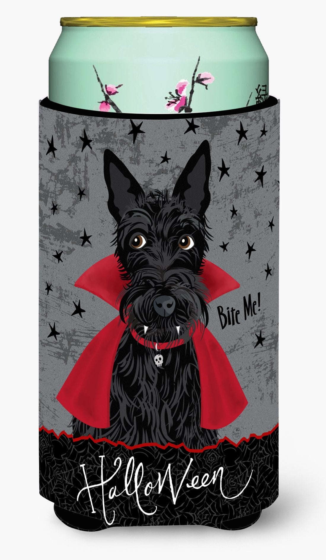 Caroline's Treasures Halloween Vampire Scottie Tall Boy Beverage Insulator Hugger VHA3037TBC