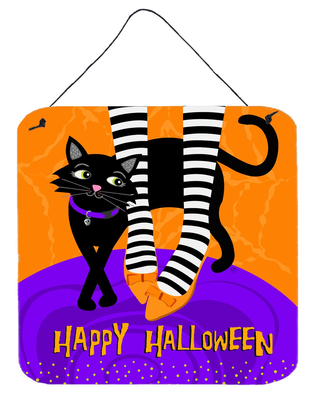 Halloween Witches Feet Wall or Door Hanging Prints VHA3038DS66 by Caroline's Treasures