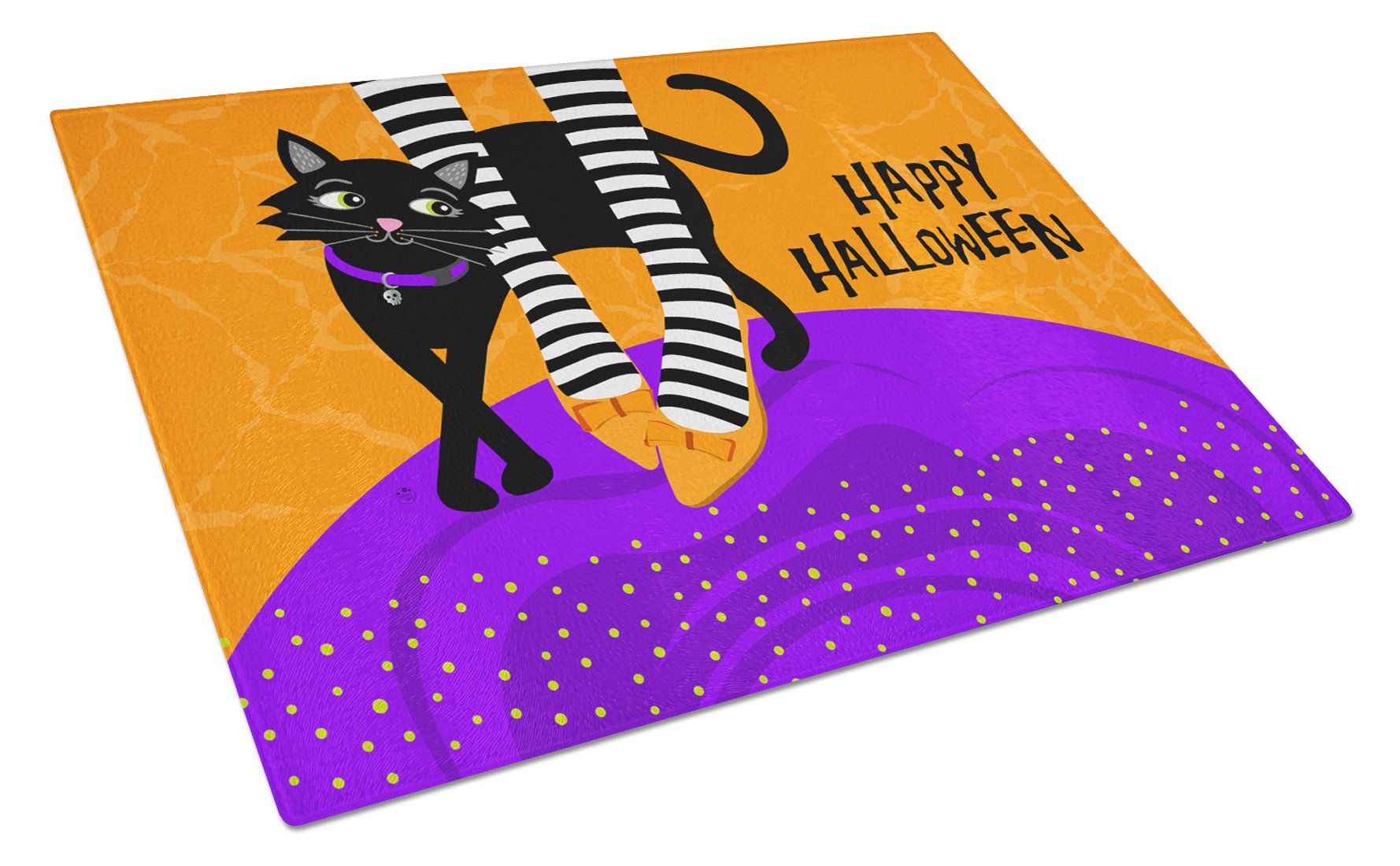 Halloween Witches Feet Glass Cutting Board Large VHA3038LCB by Caroline's Treasures
