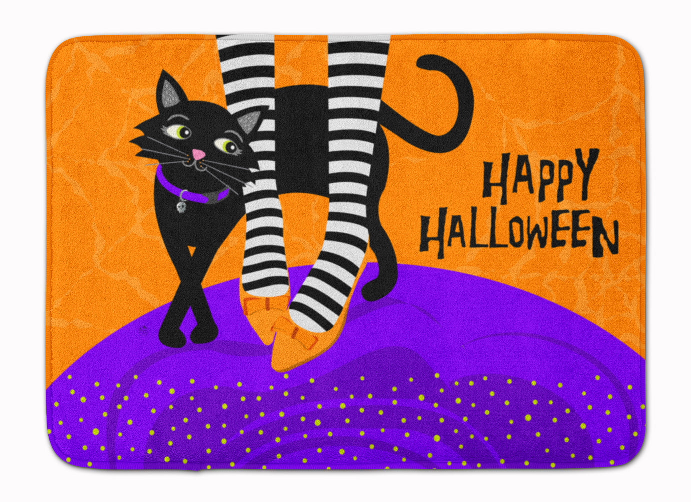 Caroline's Treasures Halloween Witches Feet Machine Washable Memory Foam Mat