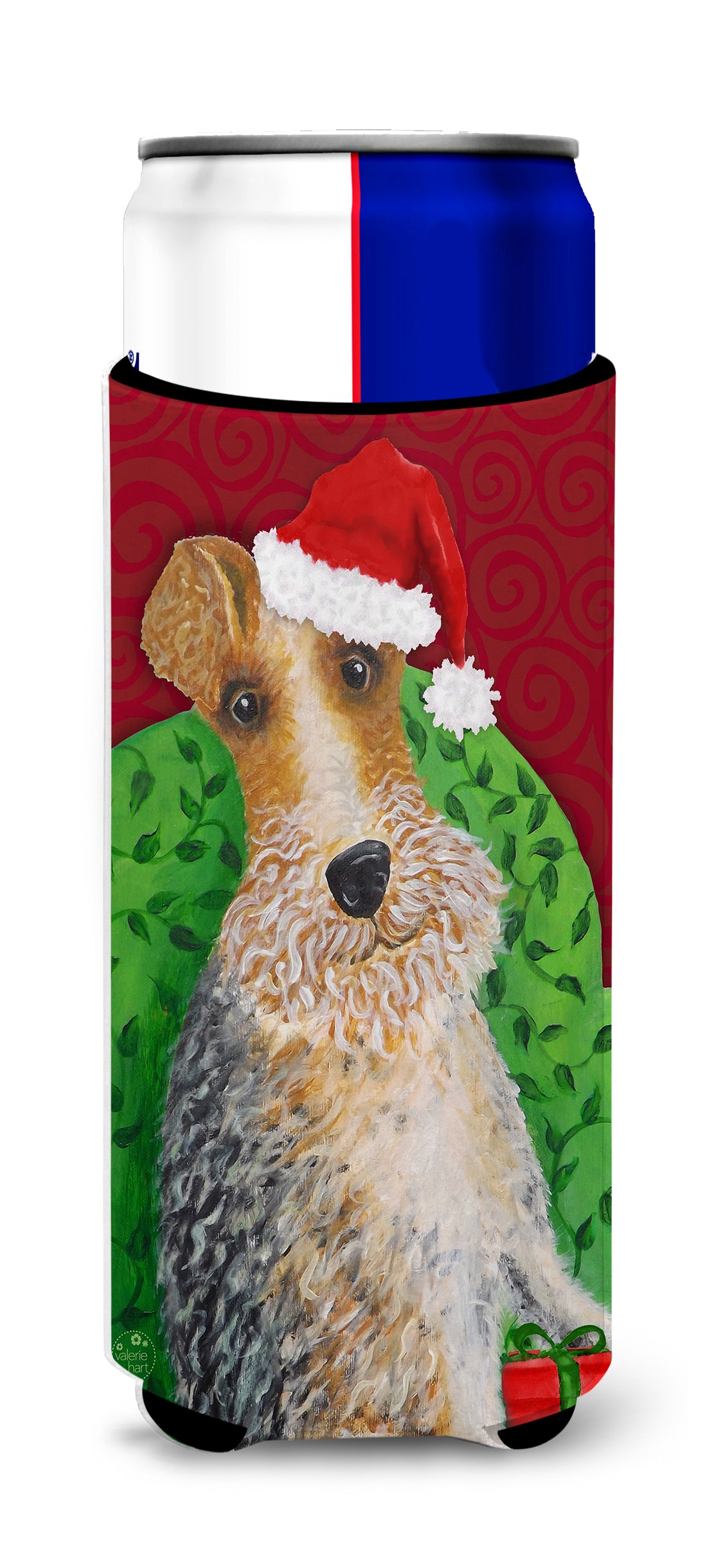 Wire Fox Terrier Christmas  Ultra Hugger for slim cans VHA3040MUK