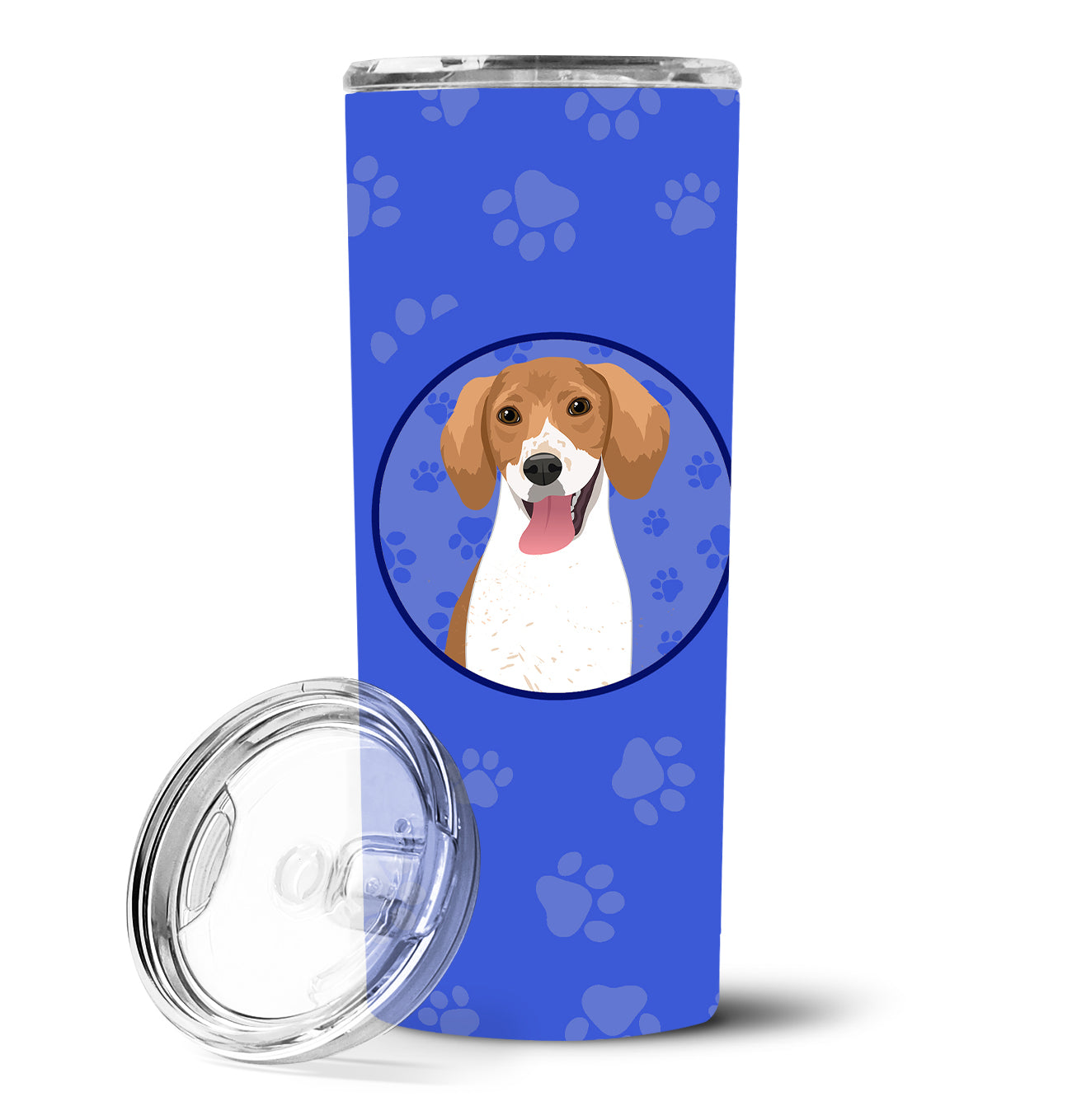 Beagle Red and White Red Ticked #2  Stainless Steel 20 oz Skinny Tumbler - the-store.com