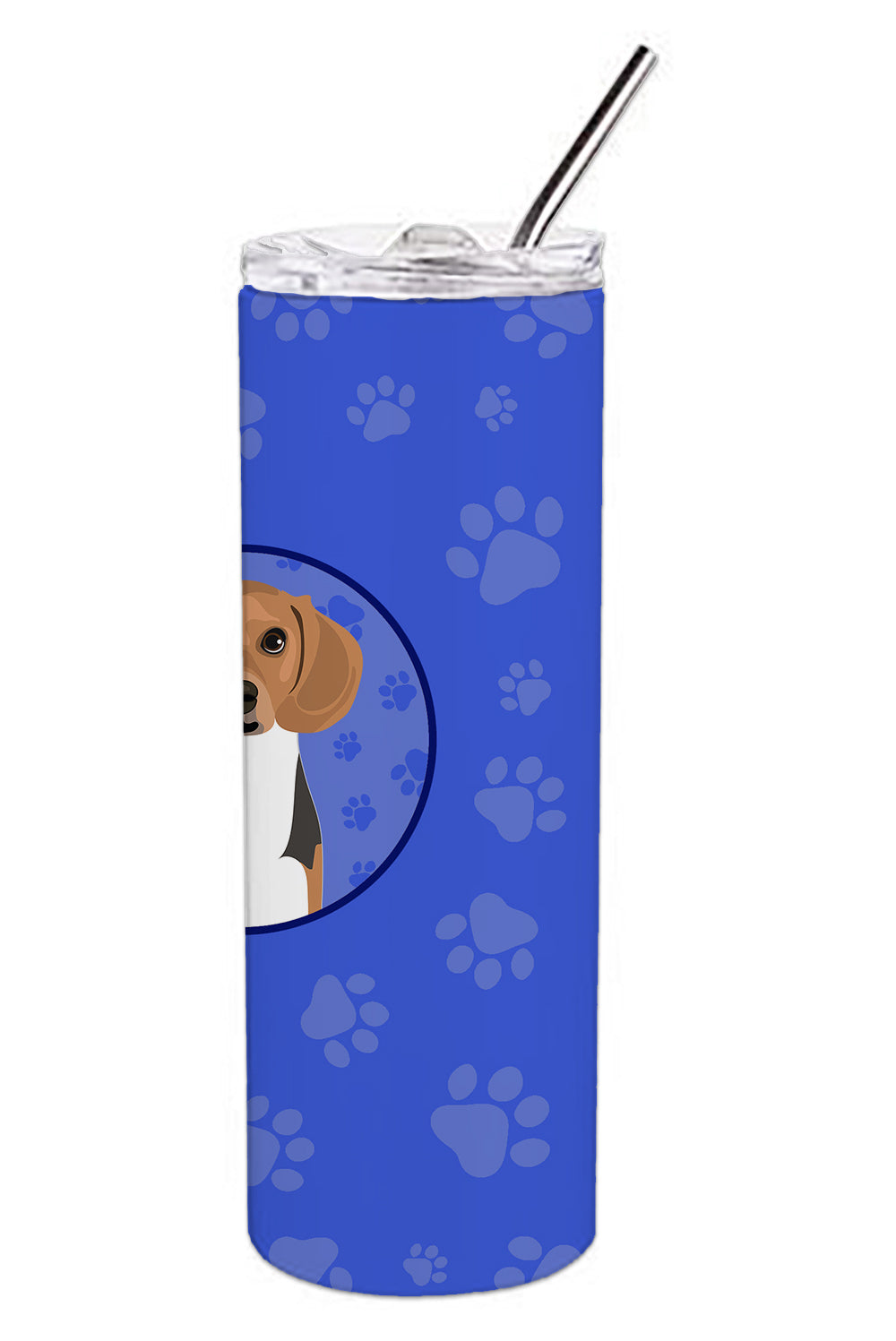 Beagle Tricolor #1  Stainless Steel 20 oz Skinny Tumbler - the-store.com