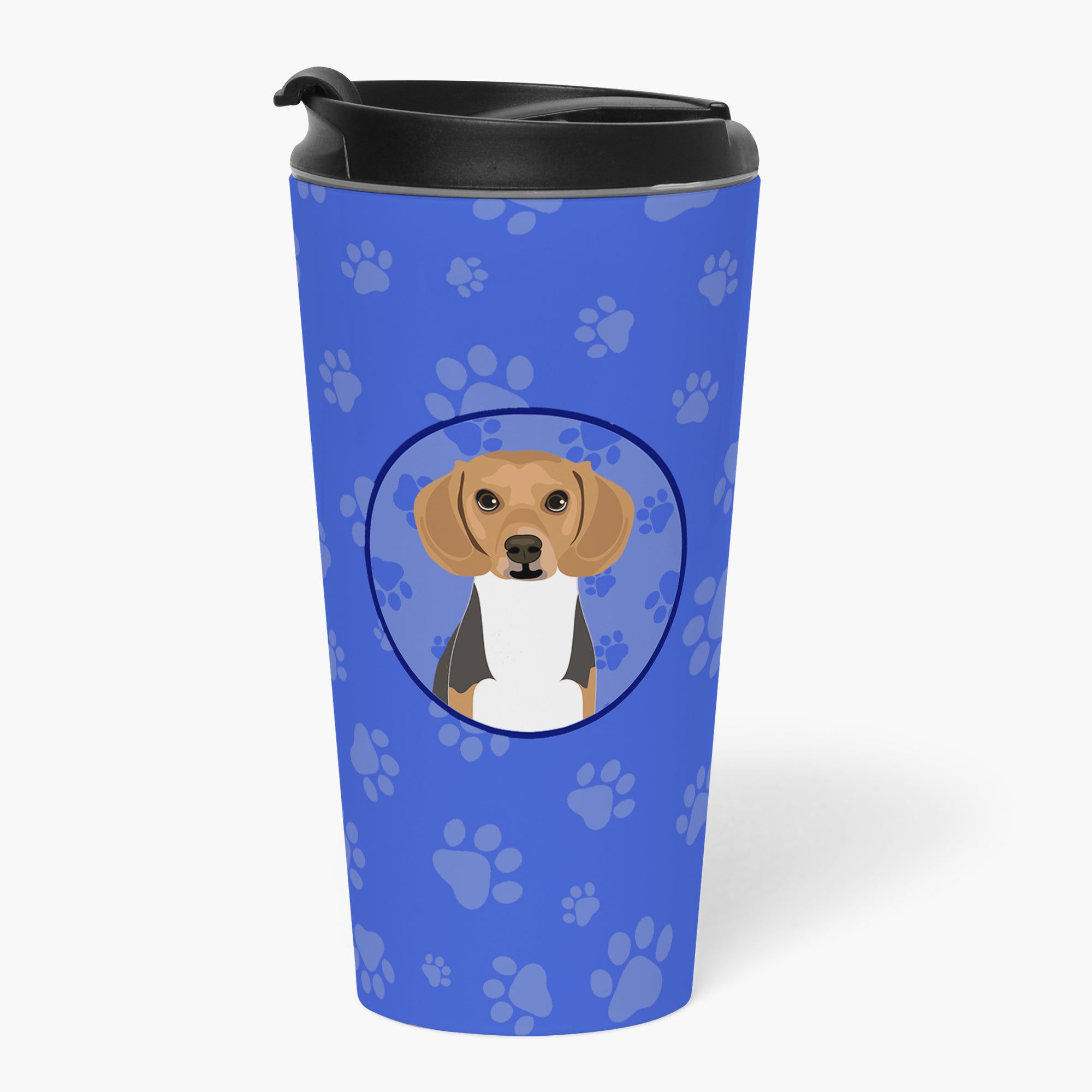 Beagle Tricolor #1  Stainless Steel 16 oz  Tumbler - the-store.com