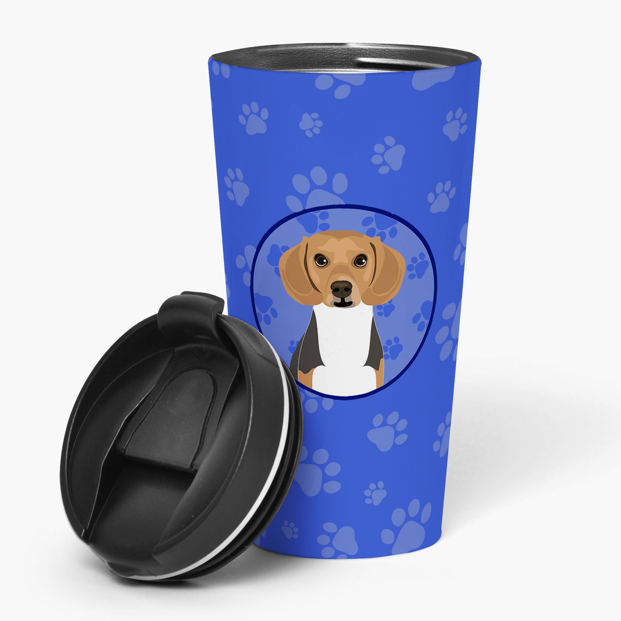 Buy this Beagle Tricolor #1  Stainless Steel 16 oz  Tumbler