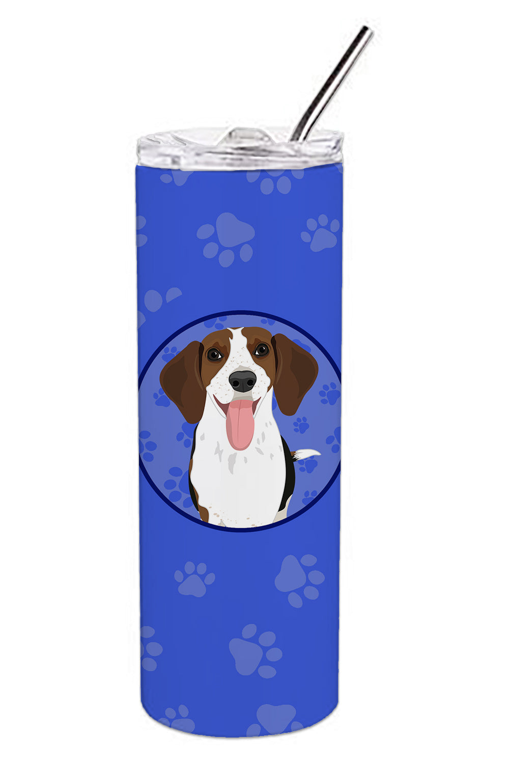 Buy this Beagle Tricolor Red Ticked #3  Stainless Steel 20 oz Skinny Tumbler