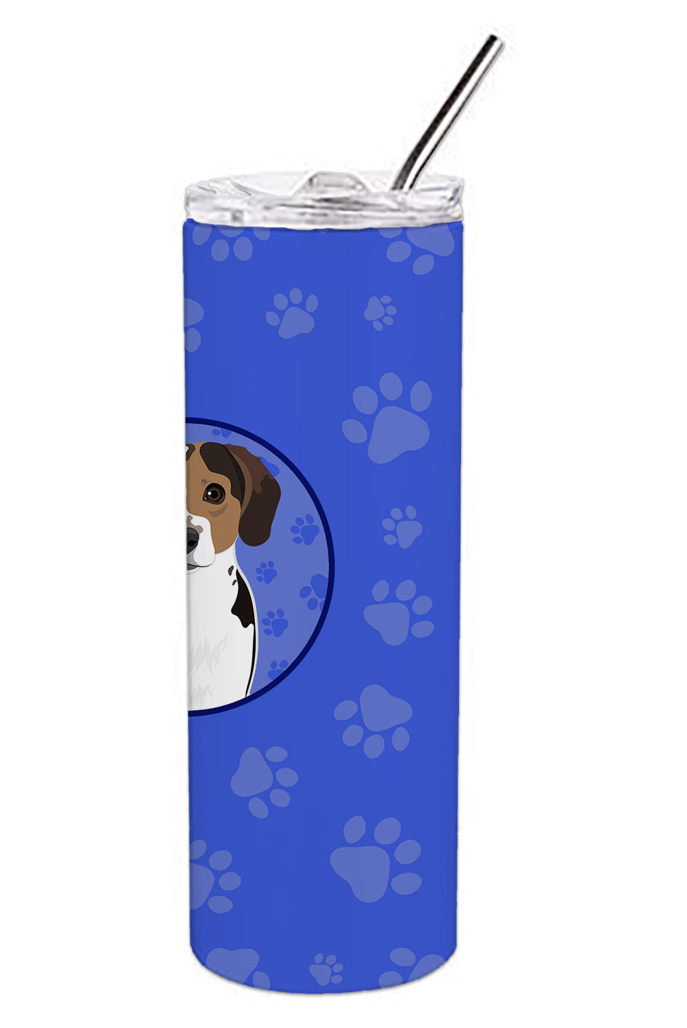 Beagle Tricolor Ticked  Stainless Steel 20 oz Skinny Tumbler - the-store.com