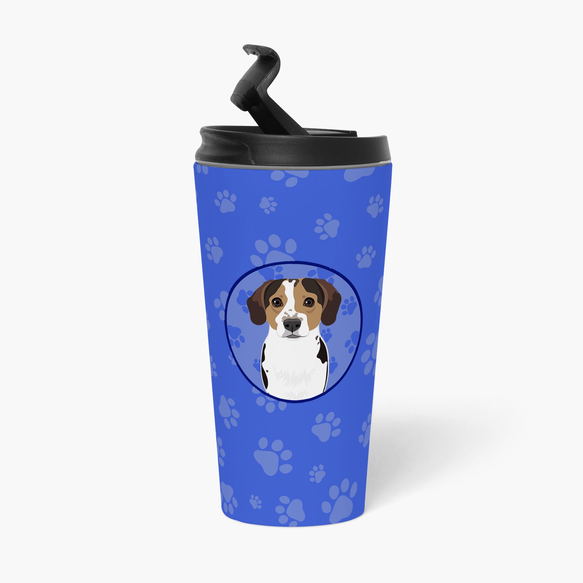 Beagle Tricolor Ticked  Stainless Steel 16 oz  Tumbler - the-store.com
