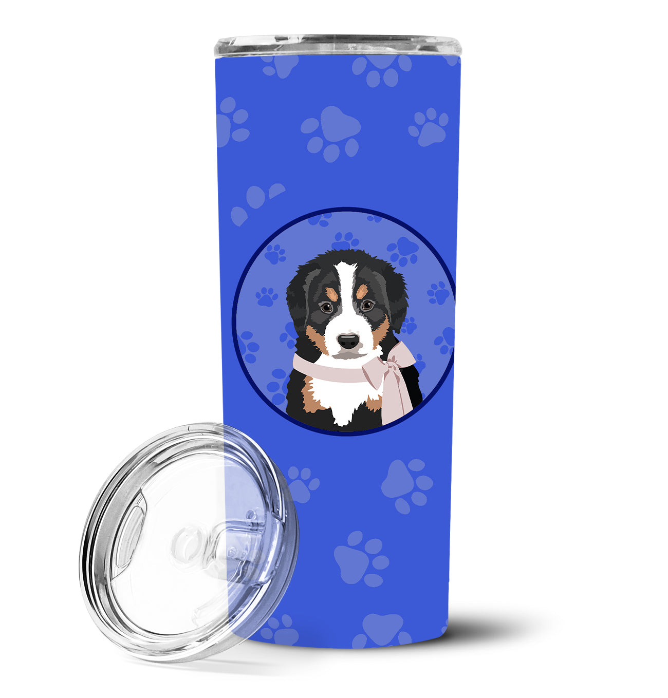 Bernese Mountain Dog Puppy #1  Stainless Steel 20 oz Skinny Tumbler - the-store.com