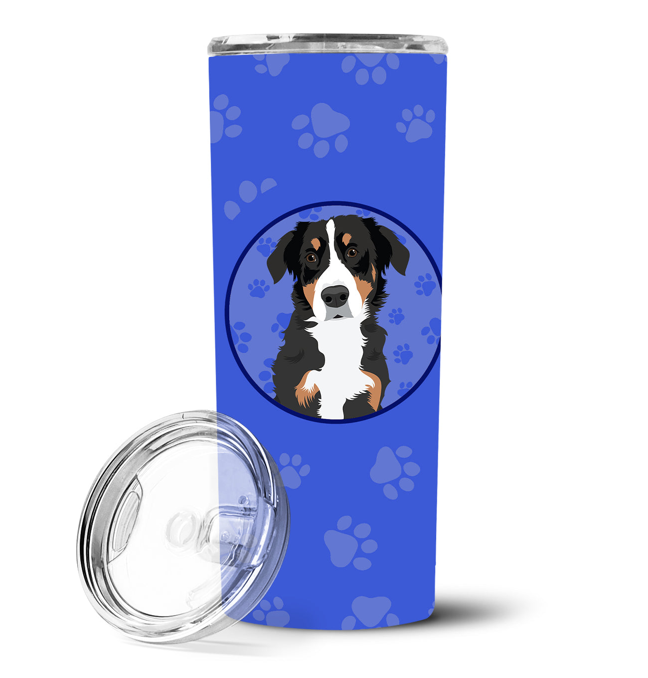 Bernese Mountain Dog Puppy #2  Stainless Steel 20 oz Skinny Tumbler - the-store.com