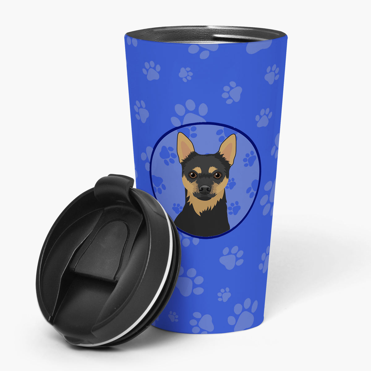 Buy this Chihuahua Black and Tan #1  Stainless Steel 16 oz  Tumbler