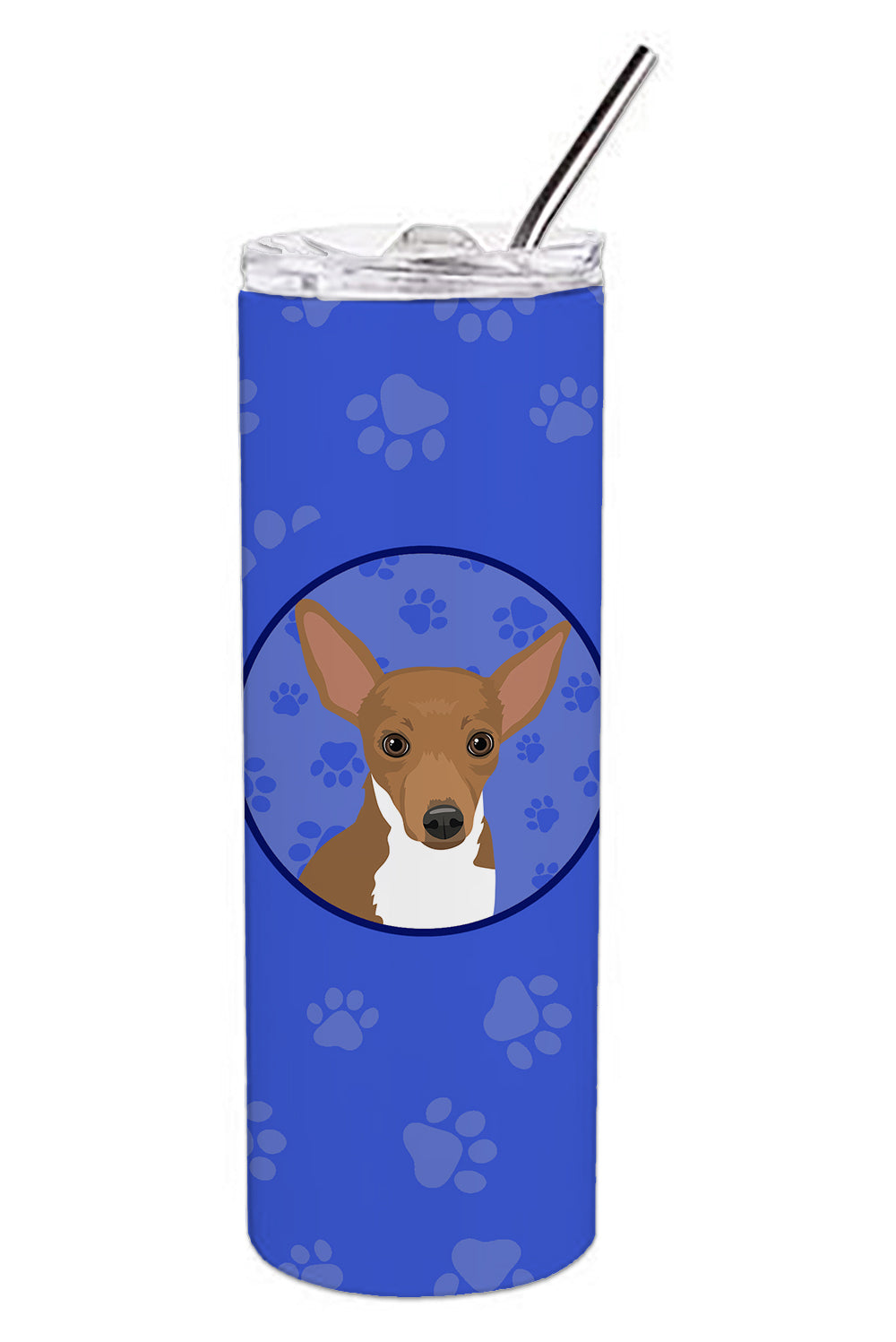 Buy this Chihuahua Chocolate and White #1  Stainless Steel 20 oz Skinny Tumbler