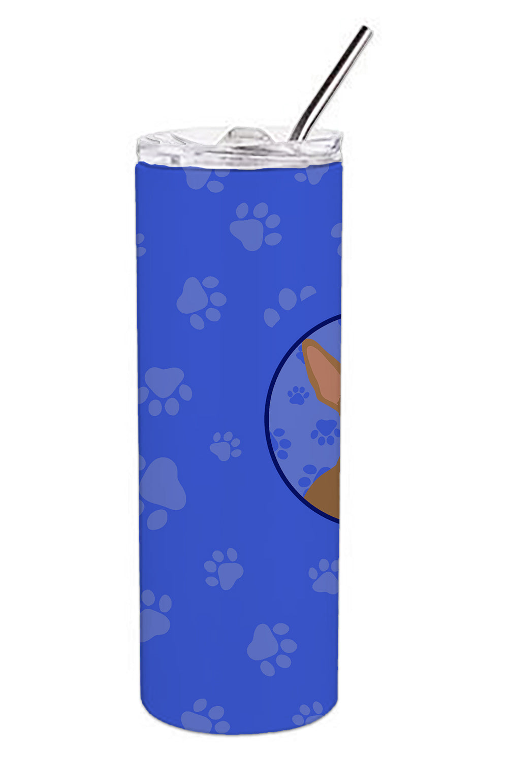 Chihuahua Chocolate and White #1  Stainless Steel 20 oz Skinny Tumbler - the-store.com