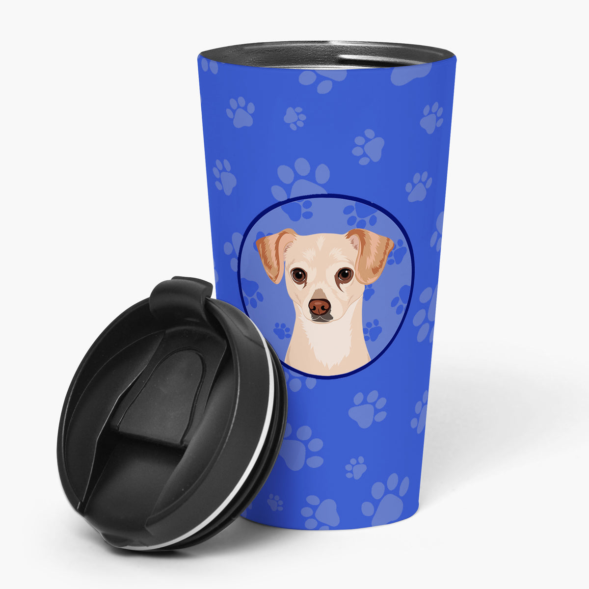 Buy this Chihuahua Cream  Stainless Steel 16 oz  Tumbler
