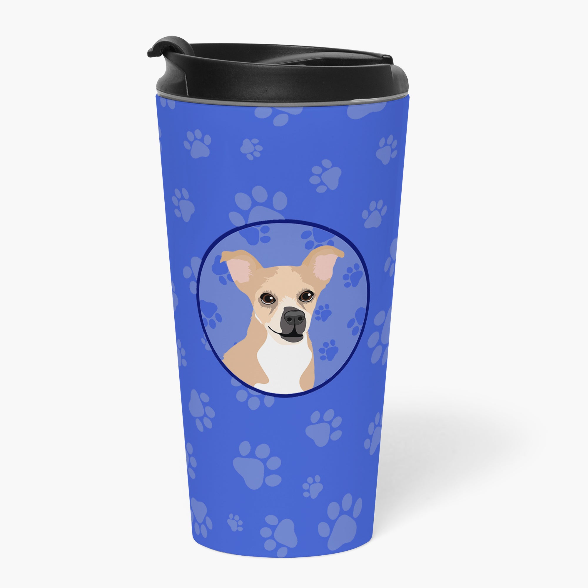 Buy this Chihuahua Gold and White  Stainless Steel 16 oz  Tumbler