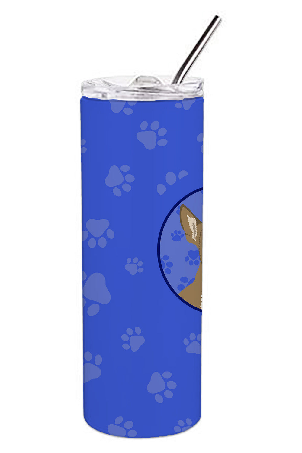Buy this Chihuahua Silver and Tan  Stainless Steel 20 oz Skinny Tumbler