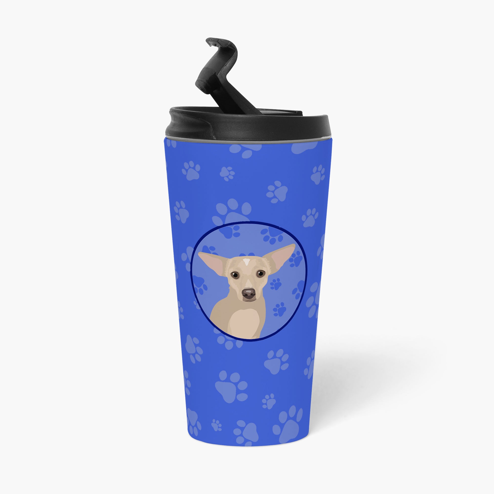 Chihuahua Silver  Stainless Steel 16 oz  Tumbler - the-store.com