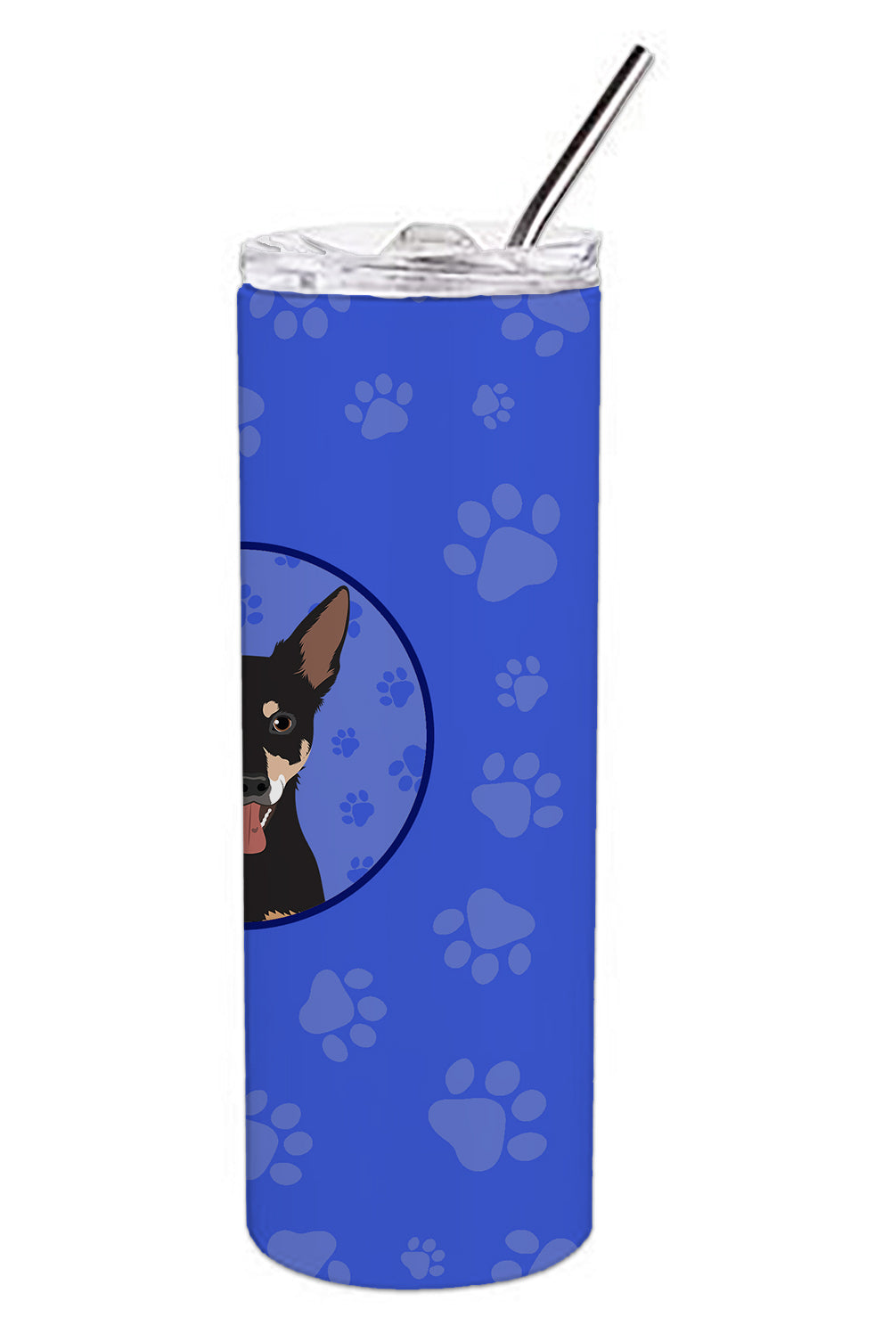 Chihuahua Tricolor #1  Stainless Steel 20 oz Skinny Tumbler - the-store.com