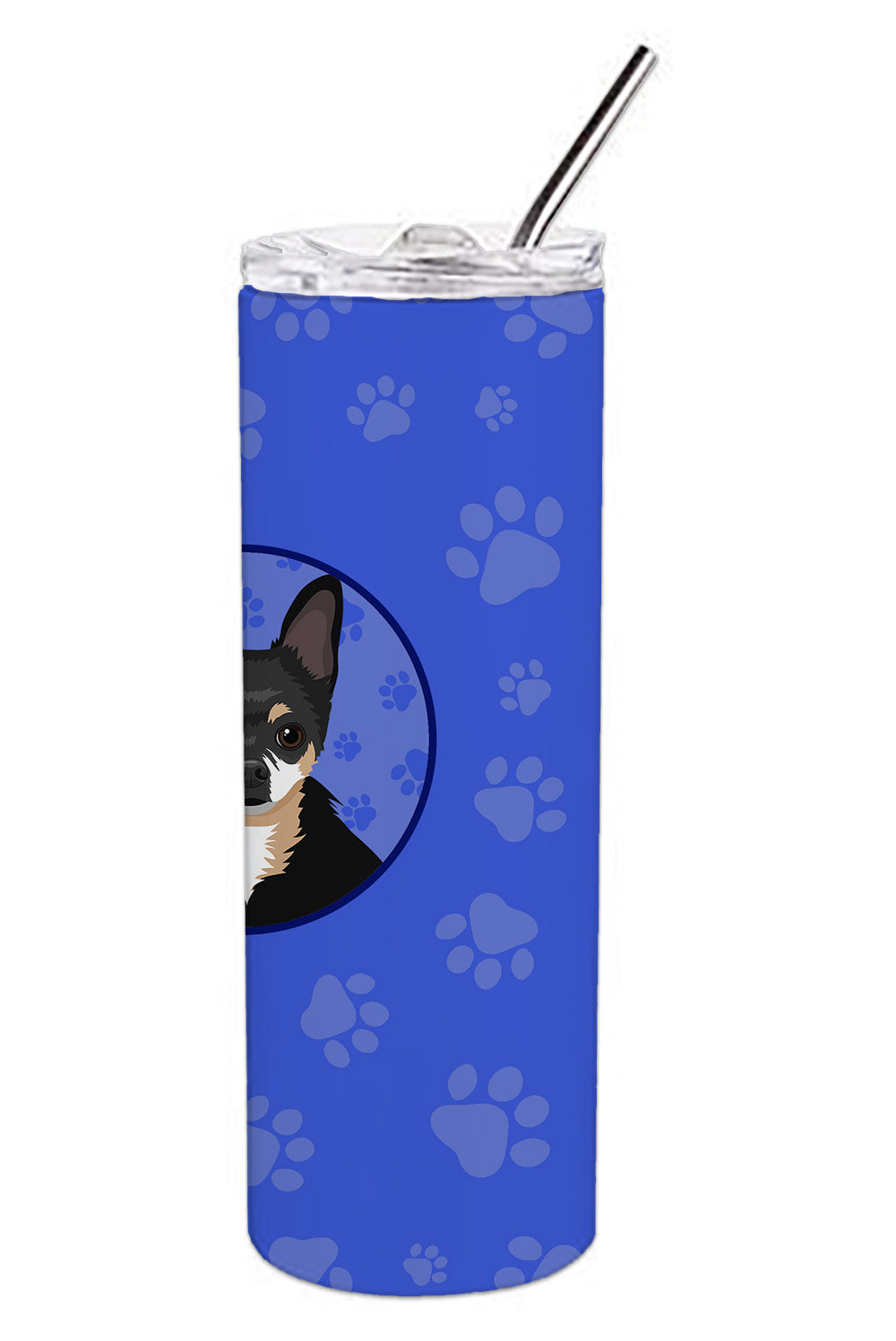 Chihuahua Tricolor #2  Stainless Steel 20 oz Skinny Tumbler - the-store.com