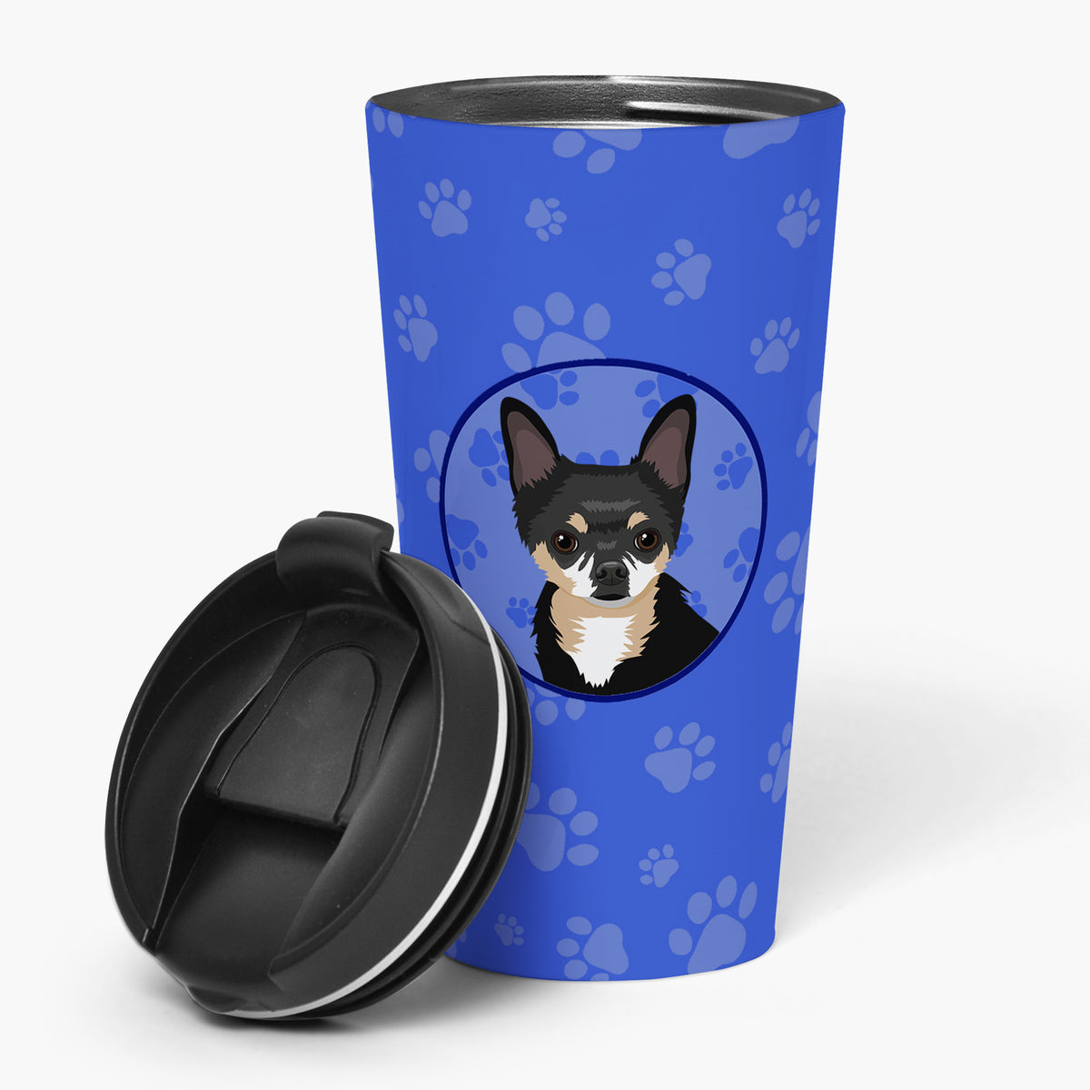 Buy this Chihuahua Tricolor #2  Stainless Steel 16 oz  Tumbler