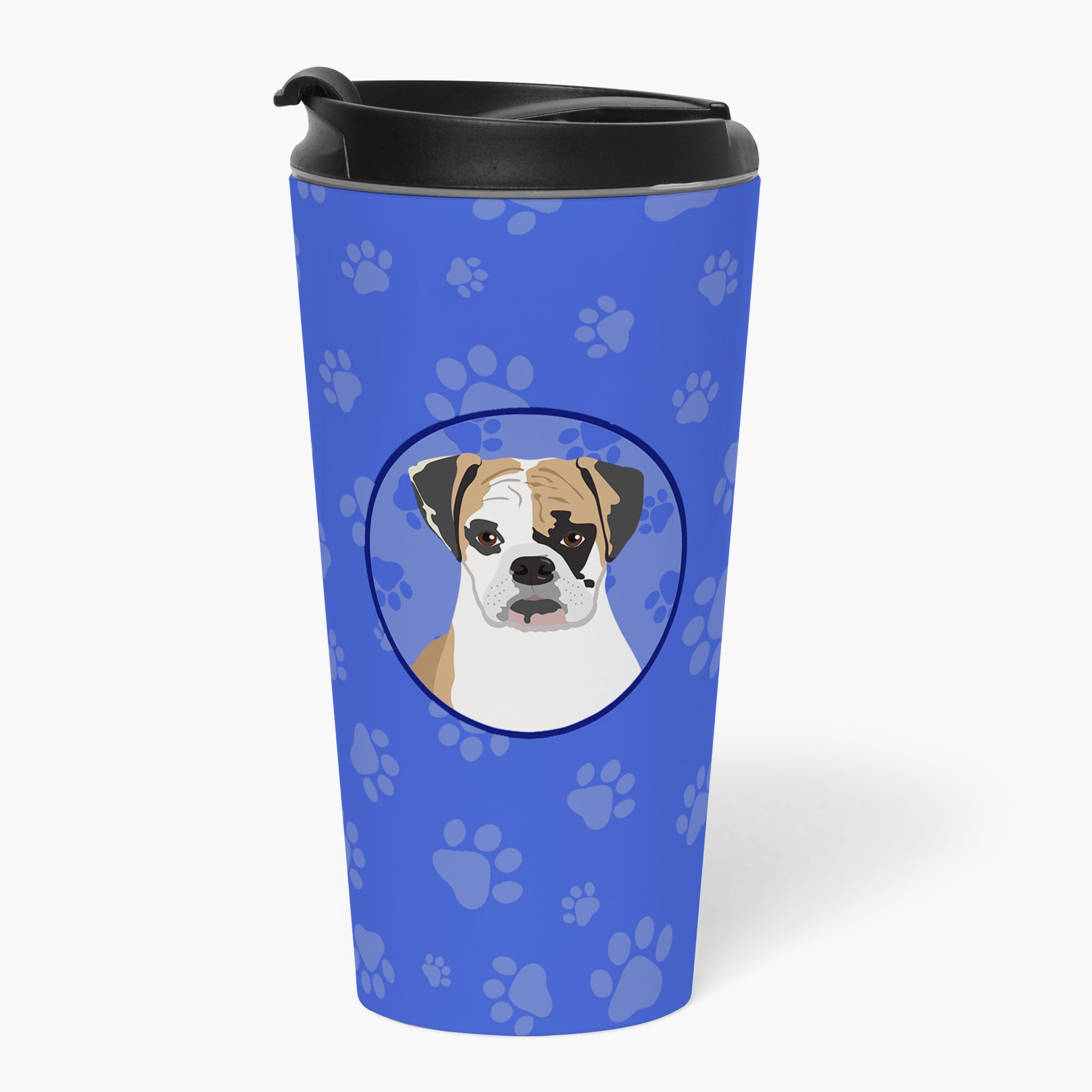 English Bulldog Tricolor #2  Stainless Steel 16 oz  Tumbler - the-store.com